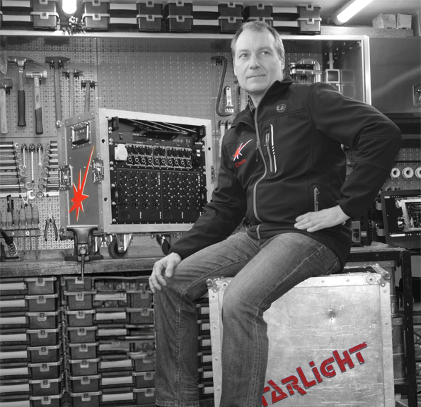 Tontechniker am Mischpult