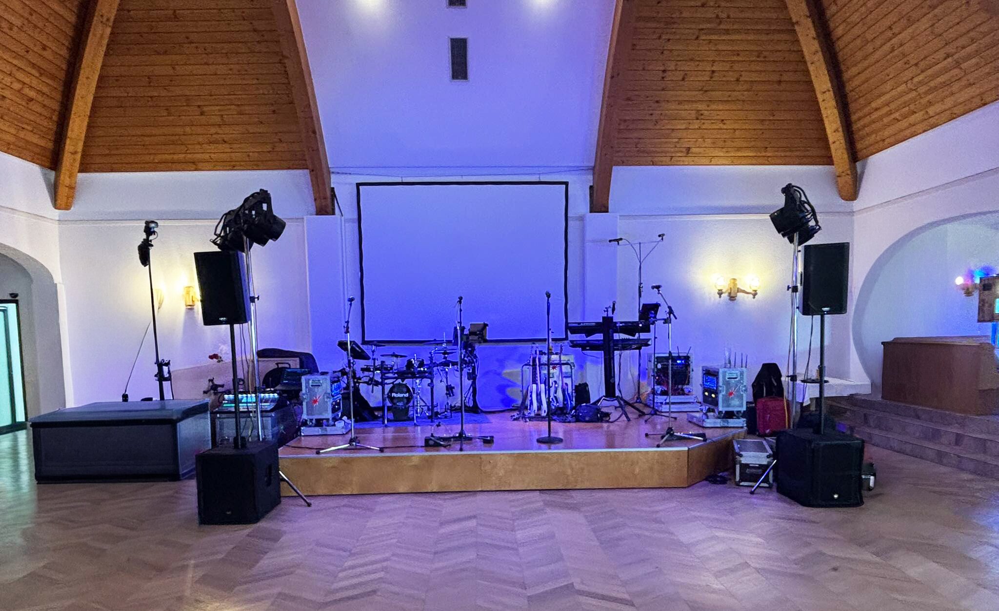 Hochzeitstanz mit Lichtstimmung